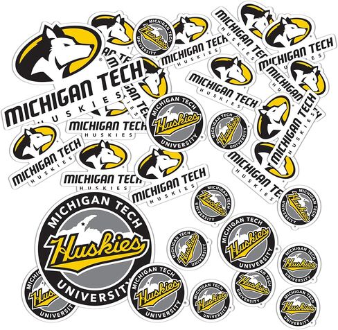 Desert Cactus Michigan Technological University Sticker Huskies MTU Stickers Vinyl Decals Laptop Water Bottle Car Scrapbook T1 (Type 1-1) in Saudi Arabia
