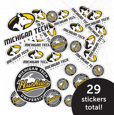 Desert Cactus Michigan Technological University Sticker Huskies MTU Stickers Vinyl Decals Laptop Water Bottle Car Scrapbook T1 (Type 1-1) in Saudi Arabia