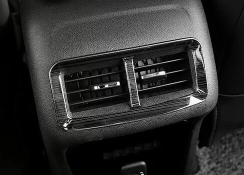 ERIDANUS Fit for Chevrolet Equinox 2018-2023 Rear Air Outlet Vent Frame Cover Trim (Black Titanium) Stainless Steel 1PC in Saudi Arabia