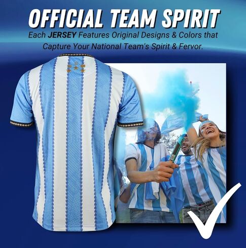 Soccer Jersey – International Football Jersey – Argentina, Brazil, Mexico, USA Sports Fan Jerseys in Saudi Arabia