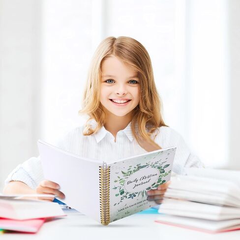مجلة الصلاة اليومية المسيحية للمرأة مخطط يومي التأكيدات الكتابية طلبات الصلاة مجلة الصلاة ملزمة دوامة دفتر الصلاة 6.3 × 8.7 بوصة 100 صفحة in Saudi Arabia