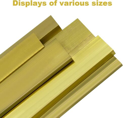 مخزون شريط نحاسي مسطح 3/8 بوصة (.375 بوصة) × 1 بوصة × 6 بوصة معدن مستطيل مبثوق C360 - قطعة واحدة in Kuwait