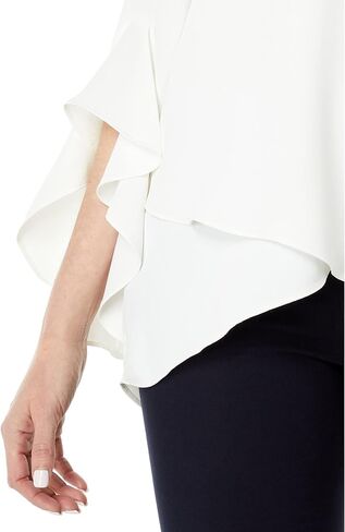 Vince Camuto Women's Flutter Sleeve V-Neck Tunic in Saudi Arabia