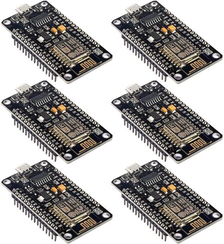 6-Pack ESP8266 V3 ESP-12E,Aideepen 30PIN NodeMCU ESP8266 V3 ESP-12E Development Board WLAN Module CH-340 for NodeMCU for ESP-12E for Arduin0 in Saudi Arabia