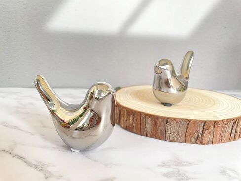 White Bedroom Decor Aesthetic, Ceramic Decor Birds White Decor for Shelves, Small Decor Items for Shelf Decor Accents, Decorative Birds Figurines Decorations for Living Room Table top Decor in Saudi Arabia
