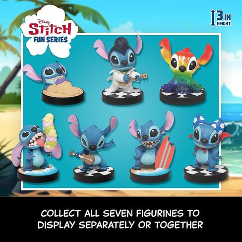 YuMe Disney Lilo & Stitch Fun Series Hero Box - Blind Box (1 Pack) 3" Collectible Toy Figurines, Disney Movie Inspired Toy Figure Set, Fun Gift for Adults, Boys, Girls, and Kids Ages 8+ in Saudi Arabia
