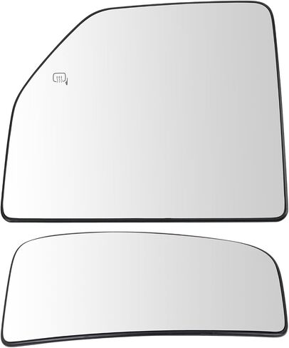 TRQ Mirror Glass Set Compatible with 2015-2020 Ford F-150 2017-2022 F-250 F-350 Super Duty in Saudi Arabia