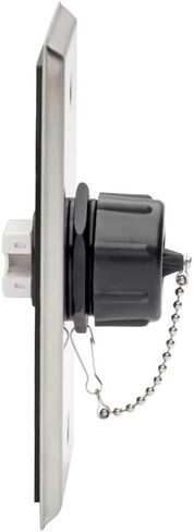 TRIPP LITE Keystone Jack Cat6 Cat5e RJ45 110 Punch Down Shielded Industrial (N206-KJ01-IND)، أسود in Saudi Arabia