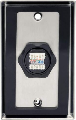 TRIPP LITE Keystone Jack Cat6 Cat5e RJ45 110 Punch Down Shielded Industrial (N206-KJ01-IND)، أسود in Saudi Arabia