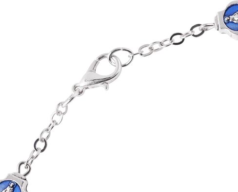 Luomu One Decade Catholic Rosary with Clasp Auto Rosary Car Rosary with Virgin Mary Blue Pink Miraculous Medal Hang on Mirror Rearview in Saudi Arabia