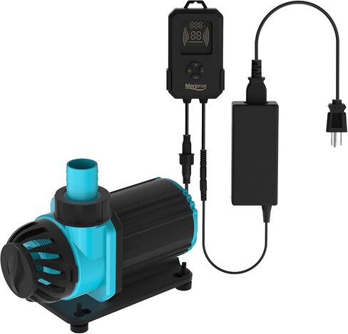 High-Flow 24V DC Aquarium Water Pump,Submersible and Inline Return Pump with Silent Operation and Controller 1056GPH(4000L/H) for Freshwater and Marine Tanks in Saudi Arabia