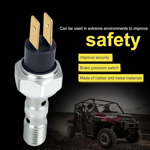 مفتاح ضغط الفرامل 4012981 - M10x1.25 متوافق مع Polaris Sportsman Ace Brutus Ranger 400 570 800 900 Ranger Crew 500 570 800 900 RZR 570 900 in Saudi Arabia