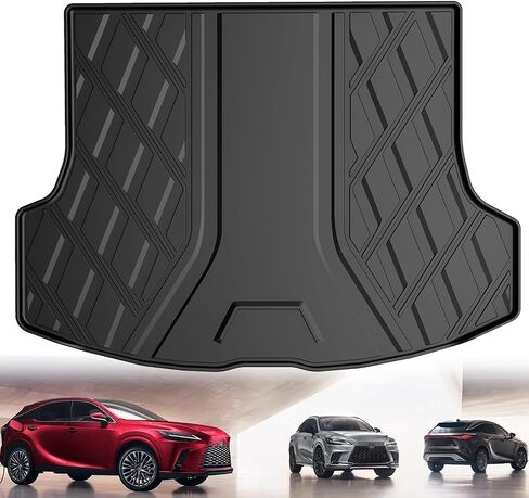 2023 2024 RX Cargo Liner | AOMSAZTO Custom fit Trunk Mat for Lexus RX / RX350 / RX350h / RX500h 2023 2024 Accessories | All Weather Trunk Liner Upgrade Rubber Cargo Tray (NOT FIT 2016-2022 RX Models) in Saudi Arabia