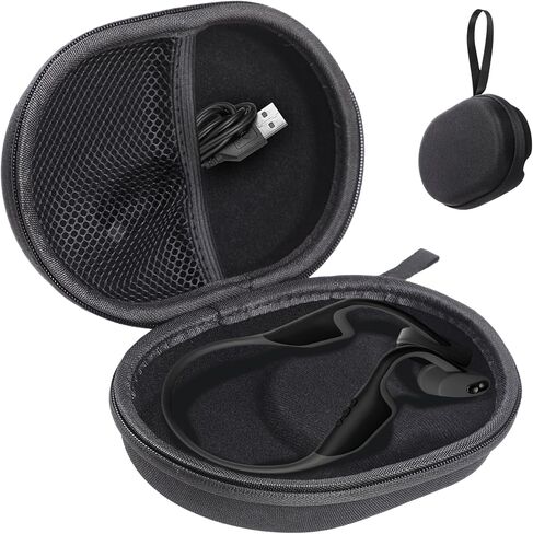 GeeRic Hard Case Compatible with AfterShokz AS600/650/661/AS800/803/810, EVA Case for Protection and Outdoor, Black(Case Only) in Kuwait