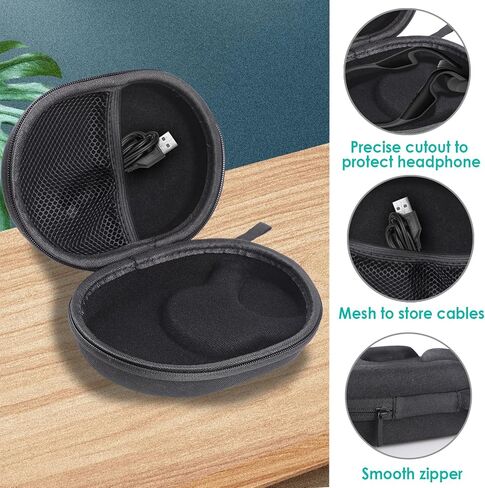 GeeRic Hard Case Compatible with AfterShokz AS600/650/661/AS800/803/810, EVA Case for Protection and Outdoor, Black(Case Only) in Kuwait