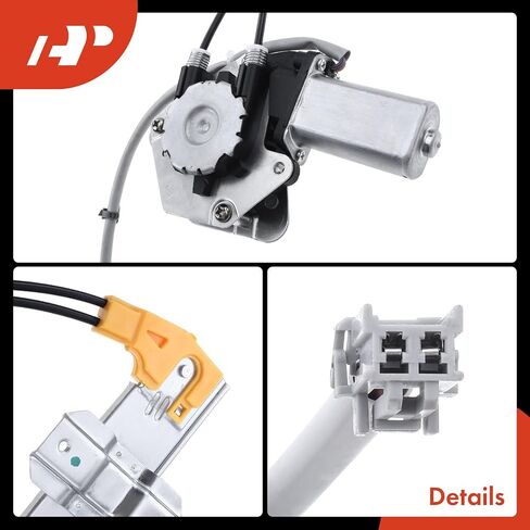 A-Premium Electric Power Window Regulator with Motor Compatible with Acura CL 1997-1999 Coupe Front Passenger Side in Saudi Arabia