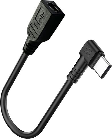 Mini USB Female to Type C Male Cable,USB-C Male to Mini USB Female Adapter Converter for Mini Dash Cam Hardwire Kit and More Mini USB Devices(Only for Charging) in Saudi Arabia