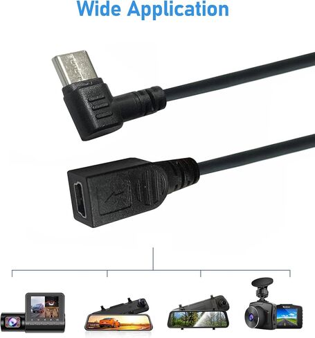 Mini USB Female to Type C Male Cable,USB-C Male to Mini USB Female Adapter Converter for Mini Dash Cam Hardwire Kit and More Mini USB Devices(Only for Charging) in Saudi Arabia