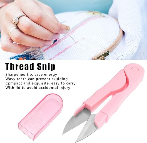 Mini Small Snips Trimming Nipper, Yarn Thread Craft Scissors Cutters, Fabric Scissors Yarn Scissors Thread Scissors for Household Sewing Diy Craft(pink) in Saudi Arabia