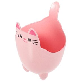cat Shaped Trash can Kitchen Garbage bin Cartoon Waste Basket Dorm Trash can Tiny Trash can Little Trash can Mini Desktop Wastebasket Pen Container Tableware Child pp Desktop Box in Saudi Arabia
