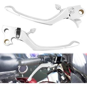 Motorcycle Brake Clutch Lever Hand Levers Fit for Harley Dyna Softail Touring Sportster 883 1200 XL Chrome