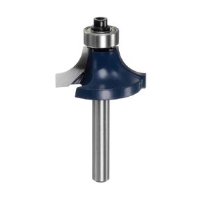 HARFINGTON 2pcs Roundover Router Bit 1/4 Shank 5/32" Radius Carbide Tipped Edge Rounding Over Bit with Bearing Guide, Woodworking Milling Tool