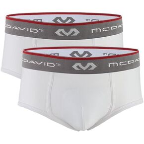 McDavid 9120 Classic Brief w/ Cup Pocket 2 Pack, Youth & Peewee