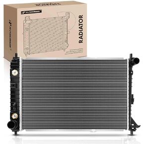 A-Premium Engine Coolant Radiator with Transmission Oil Cooler Compatible with Ford Mustang 1997-2004 V8 4.6L Automatic Trans.