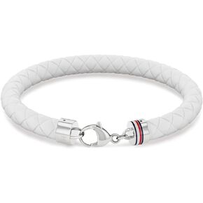 Tommy Hilfiger Men's Jewelry - Silicone Bracelet, Lobster Closure - Colorful Design - Casual, Everyday Style - Gift for Him