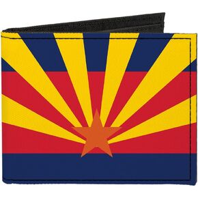 Buckle-Down Canvas Bi-fold Wallet-Arizona Flag