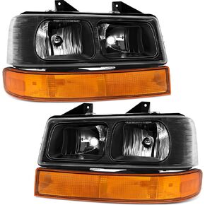 Headlight Assembly Fit for 2003-2022 Chevy Express|GMC Savana 1500 2500 3500 Driver Side and Passenger Side