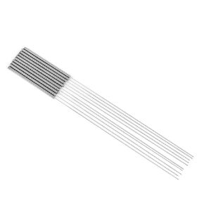 Nozzle Cleaning Needle 3D Printer Accessory, 10Pcs 3D Printer Nozzle Cleaning Needles Set, 0.02 X 4.1 Inches Printing Nozzle Cleaning Needle Kit, Solid Metal 3D Nozzle Cleaners