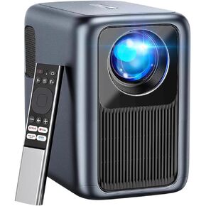 Projector with WiFi and Bluetooth 4K, 800ANSI【NETFLIX Officially/YouTube/Prime Video Built-in】EXTRAVIS Native 1080P, Portable Outdoor Movie Projector, Home Theater, Dolby Audio, Auto Focus & Keystone