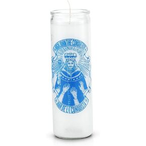 White 7 Day High John The Conqueror Prayer Candle, Spiritual Healing Spell-Casting Witchcraft Wishing Manifestation Magical Positive Energy Protection Blessing Ritual Wish Candles
