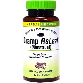 Cramp ReLeaf (Menstrual) Softgels 60 ct. Herbs Etc.