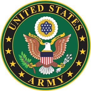 US Army Seal Vinyl Transfer Window Bumper Sticker Decal 3.8"