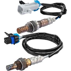 BDFHYK 1Pcs Upstream and 1Pcs Downstream Oxygen Sensor, Compatible with Chevy Pontiac Saturn, 234-4668 234-4066 Replacement