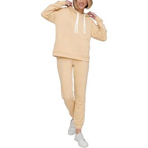Women's Tracksuit Sets 2 Piece Outfits For Women Long Sleeve sweatsuits Hoodie sweatpants Sweat suit Size S to 2XL in Kuwait