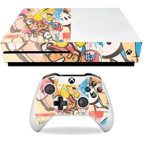 MightySkins Glossy Glitter Skin for Microsoft Xbox One S - I Cant See | Protective, Durable High-Gloss Glitter Finish | Easy to Apply, Remove, and Change Styles | Made in The USA