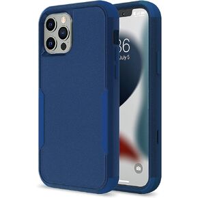 حافظة Tksafy مصممة لهاتف iPhone 13 Pro Max، غطاء حماية متين مقاوم للصدمات من ثلاث طبقات مع درع مطاطي كامل الجسم لحماية ضد السقوط لهاتف iPhone 13 Pro Max، وردي in Kuwait