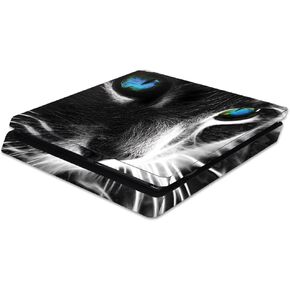 MightySkins Skin Compatible with Sony PS4 Slim Console - Cat | Protective, Durable, and Unique Vinyl Decal wrap Cover | Easy to Apply, Remove, and Change Styles | Made in The USA