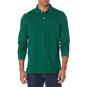Tommy Hilfiger Men's Long Sleeve Polo Shirt in Custom Fit