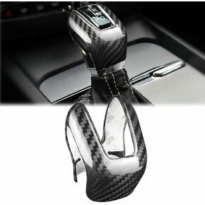Real Dry Carbon Fiber Gear Shift Knob Cover Sticker Trim Fit for Volvo XC60 XC90 S60 S90 V60 V90