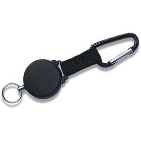 Heavy-Duty Retractable Key Chain Reel 48 Stainless Cable - Great for ID Swipe Cards Model: Office Supply Product Store