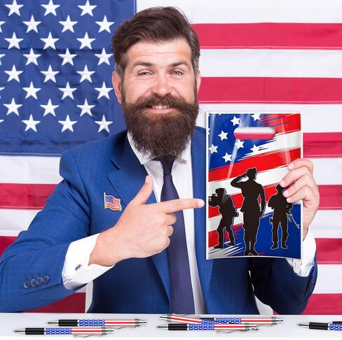 200 Pcs/ 50 Set 4th of July Gift Bulk Accessories Include 50 American Flag Gift Bag 50 Patriotic Keychain 50 Independence Day Pen 50 US Flag Brooches for Patriotic Party Supplies in Saudi Arabia