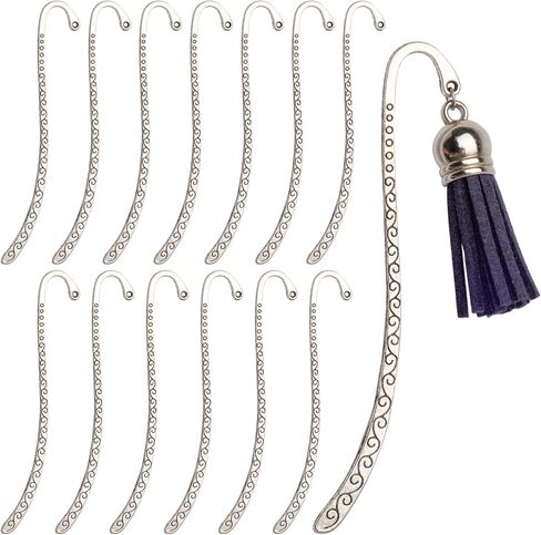 Framendino, 20 Pieces Alloy Bookmark Hook Retro Metal Bookmark Tibetan DIY Bookmarks for Reading Enthusiasts (Bronze) in Kuwait