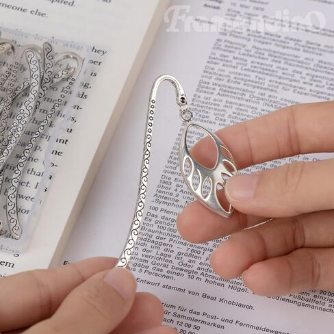 Framendino, 20 Pieces Alloy Bookmark Hook Retro Metal Bookmark Tibetan DIY Bookmarks for Reading Enthusiasts (Bronze) in Kuwait