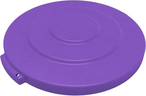 SPARTA Bronco Waste Container Trash Can Lid, Round Trash Bin for Disposal, 10 Gallons, Red, (Pack of 6) in Saudi Arabia