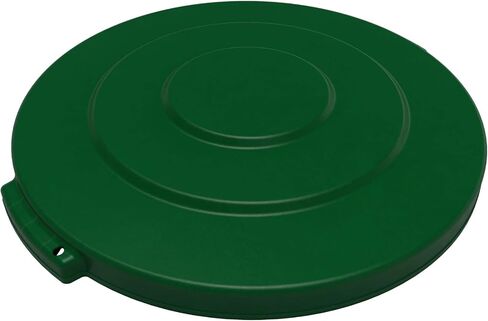 SPARTA Bronco Waste Container Trash Can Lid, Round Trash Bin for Disposal, 10 Gallons, Red, (Pack of 6) in Saudi Arabia