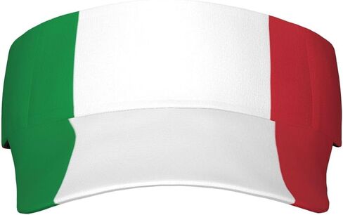 Flag Pattern Visor Hats for Women & Men, Sport Empty Top Baseball Cap for Outdoor Tennis Golf Running in Saudi Arabia